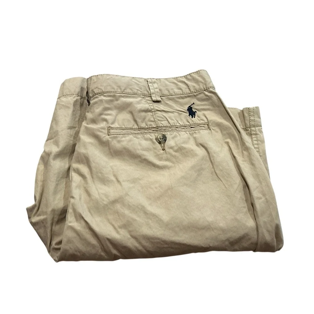 Polo Ralph‎ Lauren Shorts Chino Stretch Relaxed Fit Shorts Men's 31 Beige